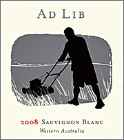 Ad Lib 2008 Straw Man Sauvignon Blanc 